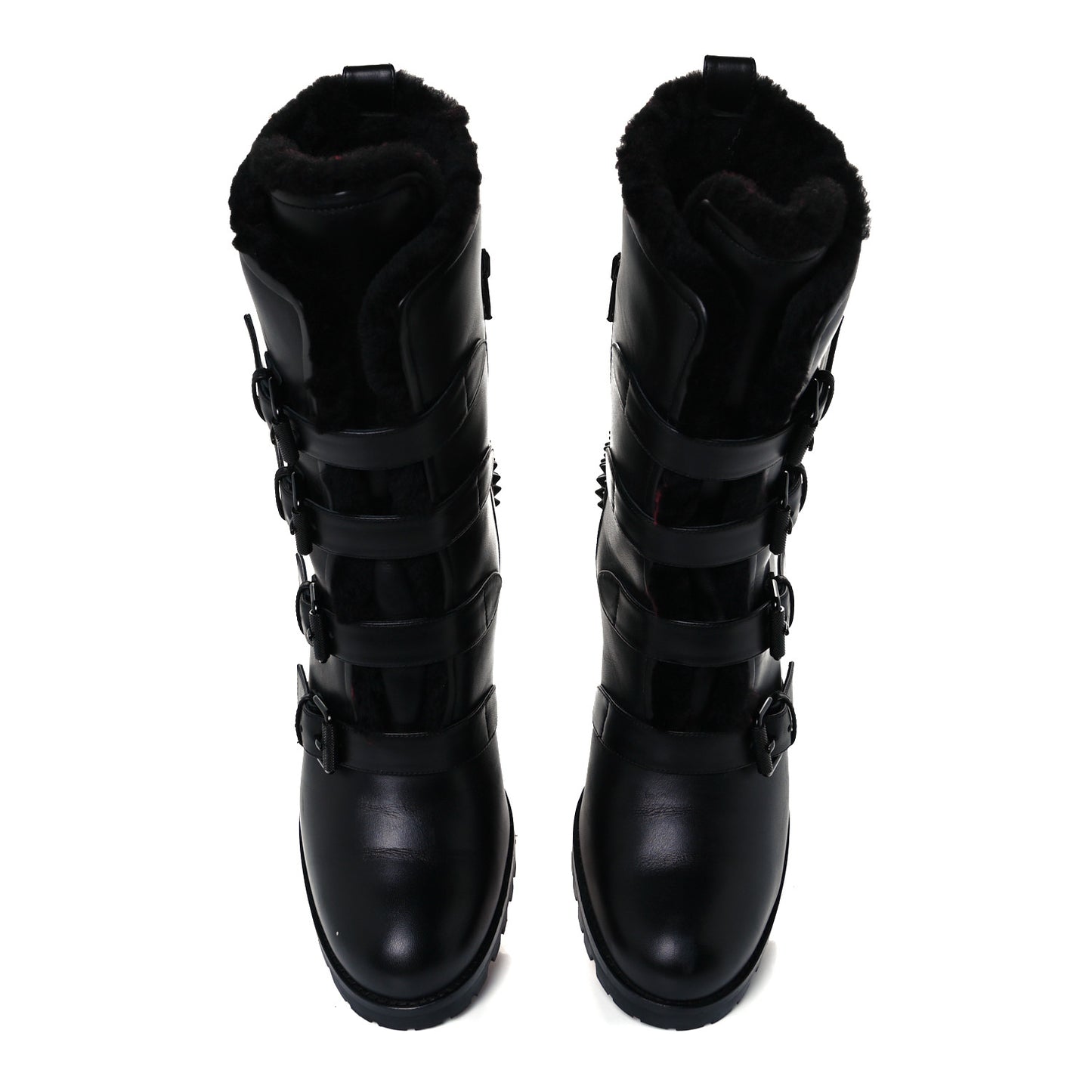 Calfskin Shearling Glorymount 70 Boots 39 Black
