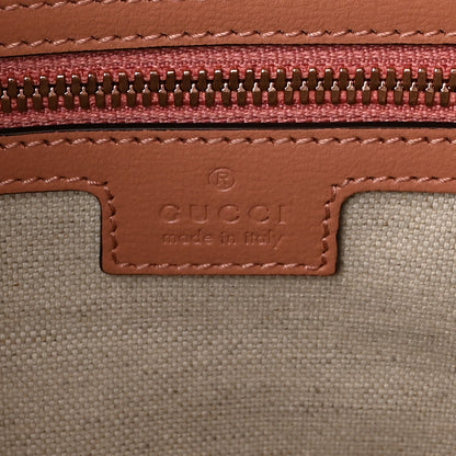 Gucci Monogram Azalea Calfskin Small Retro Interlocking G Duffle Bag Cloche Rose Pink 5 of 10