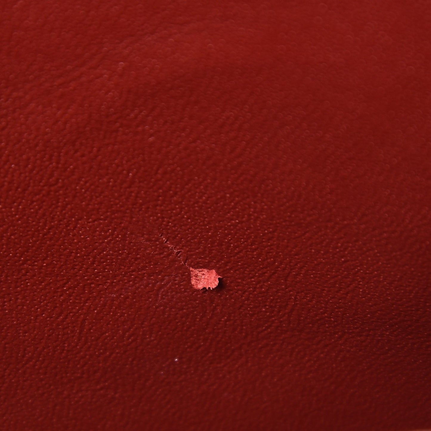Caviar Quilted Jumbo Double Flap Dark Red