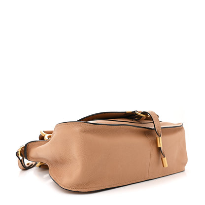 Chloe Calfskin Medium Marcie Satchel  Light Tan 4 of 14