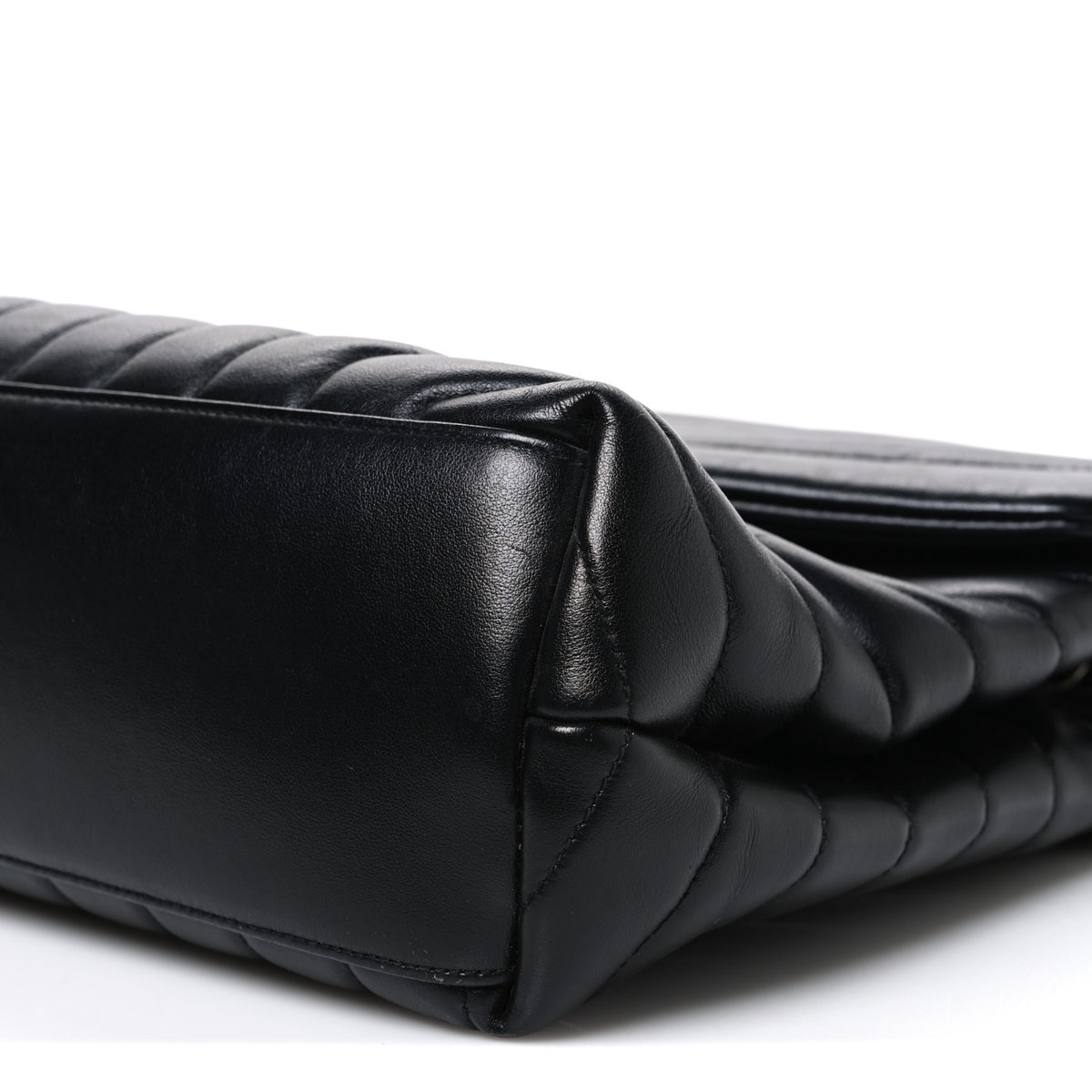 Saint Laurent Calfskin Y Quilted Monogram Medium Loulou Chain Satchel Black 10 of 10