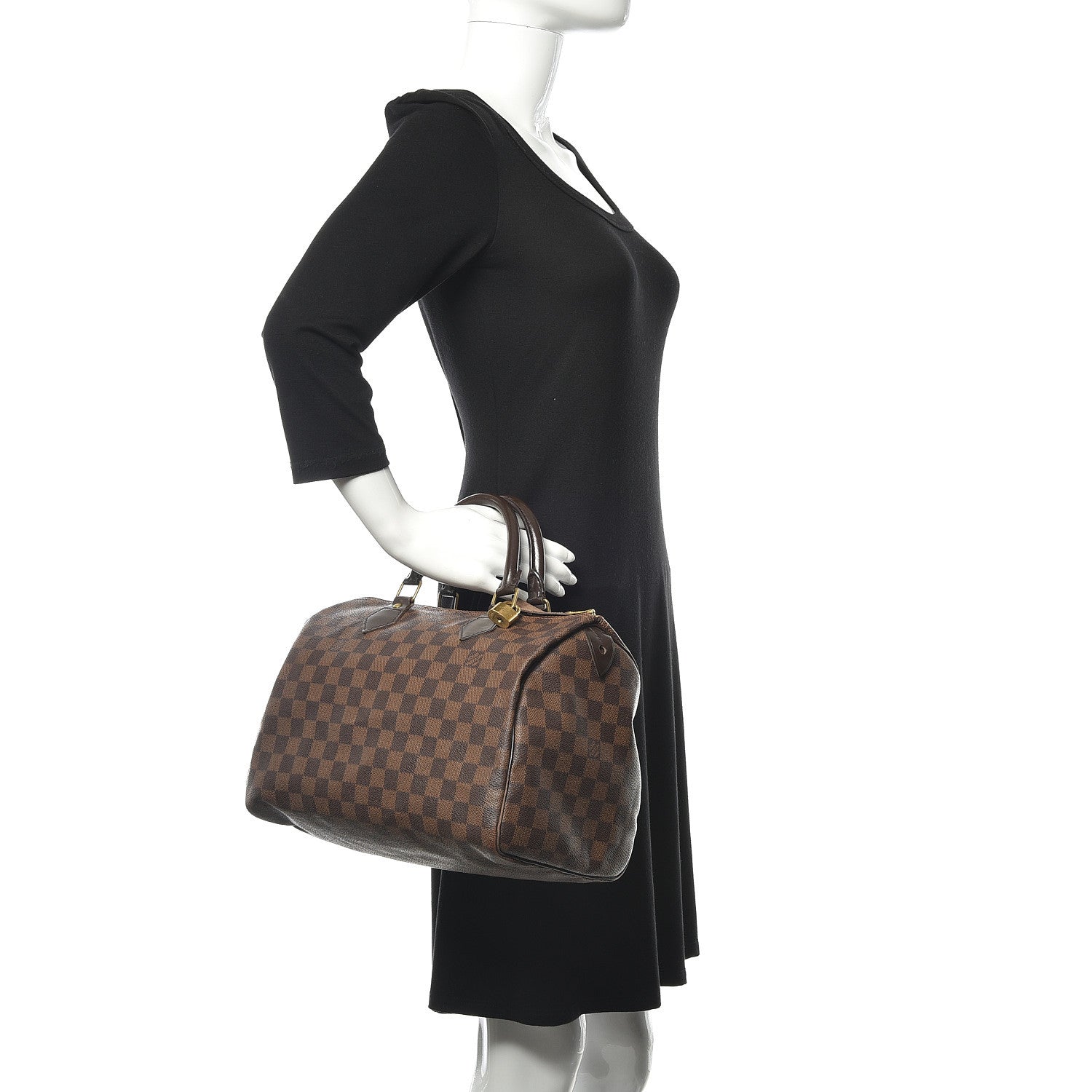 Louis Vuitton Damier Ebene Speedy 30 2 of 13