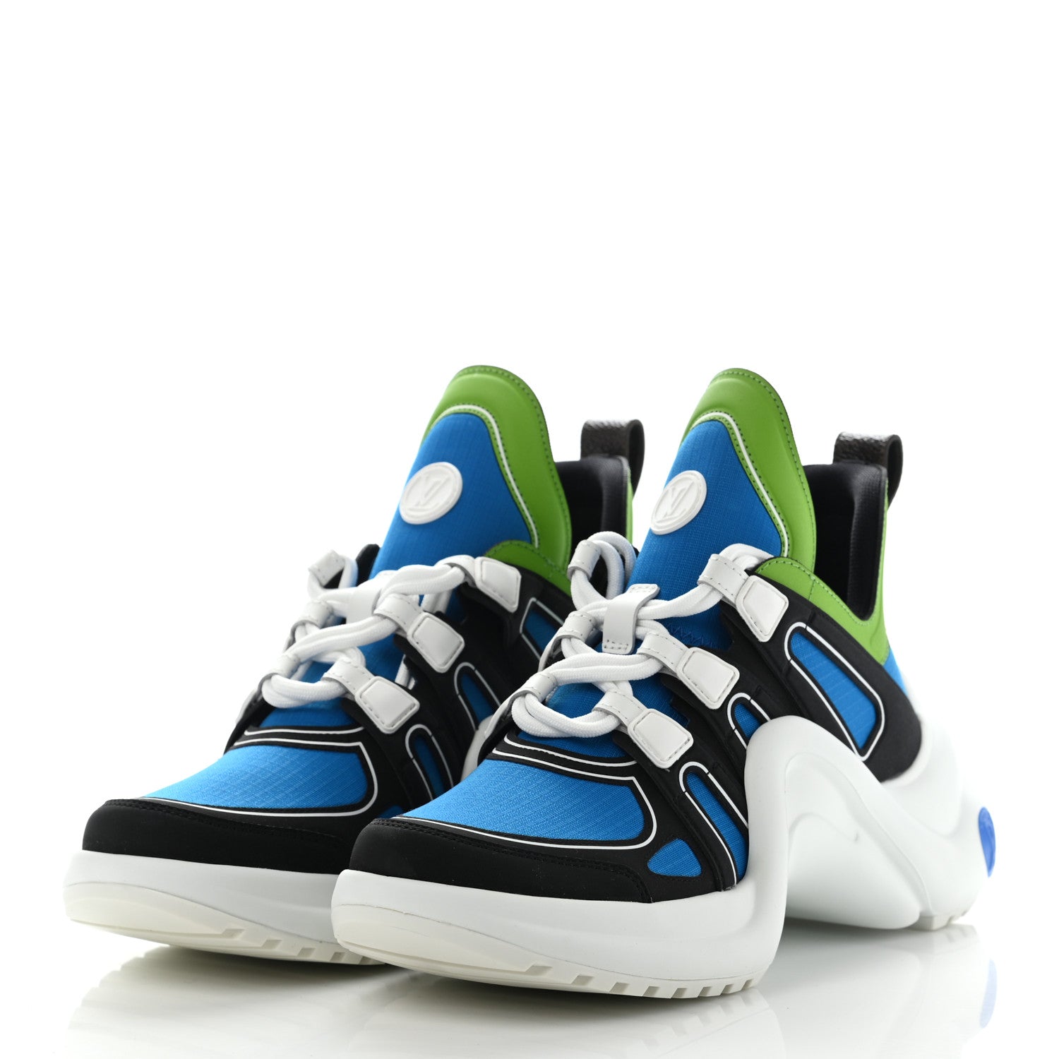 Louis Vuitton Calfskin Technical Nylon LV Archlight Sneakers 36.5 3 of 9