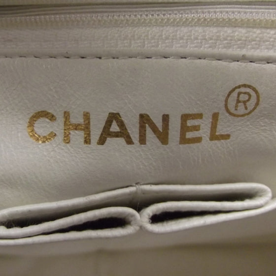 Chanel Lambskin Quilted Flap White 9 of 14