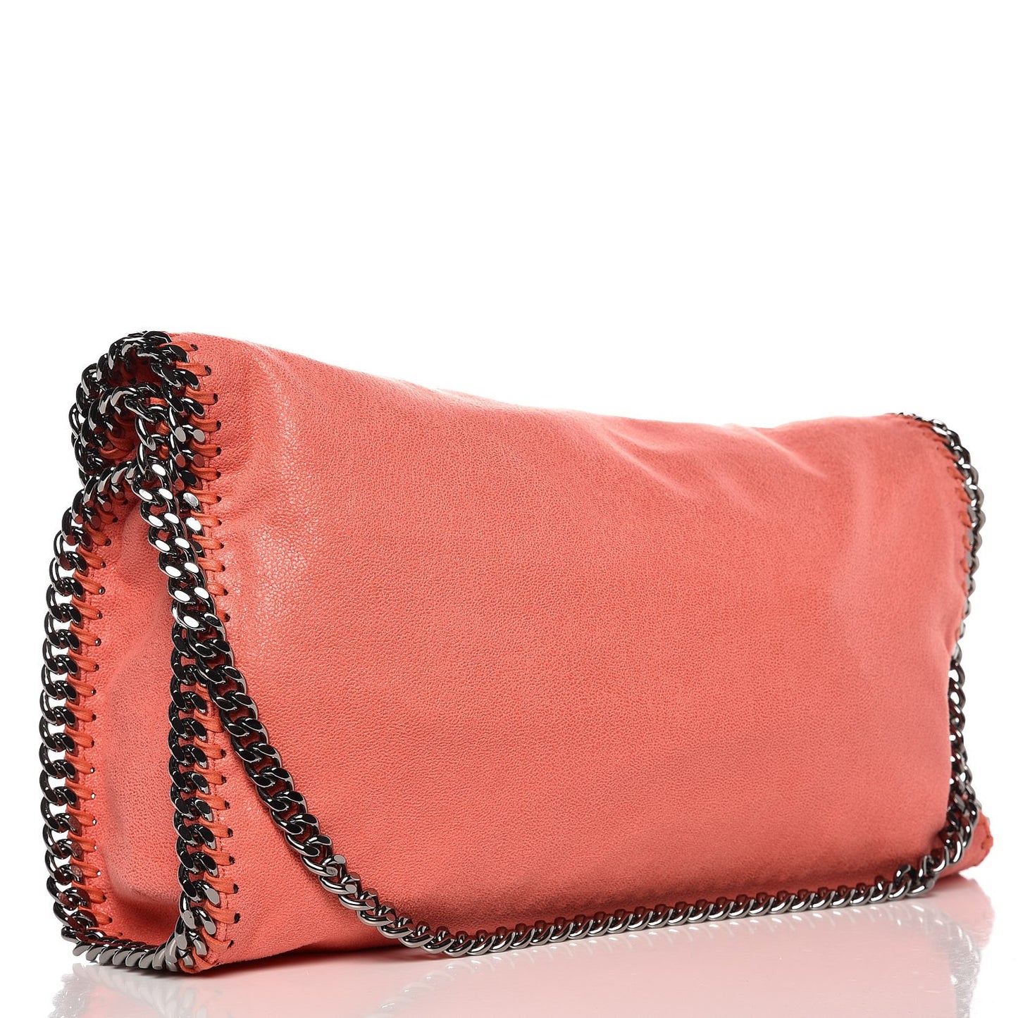 Shaggy Deer Mini Falabella Fold Over Tote Peony