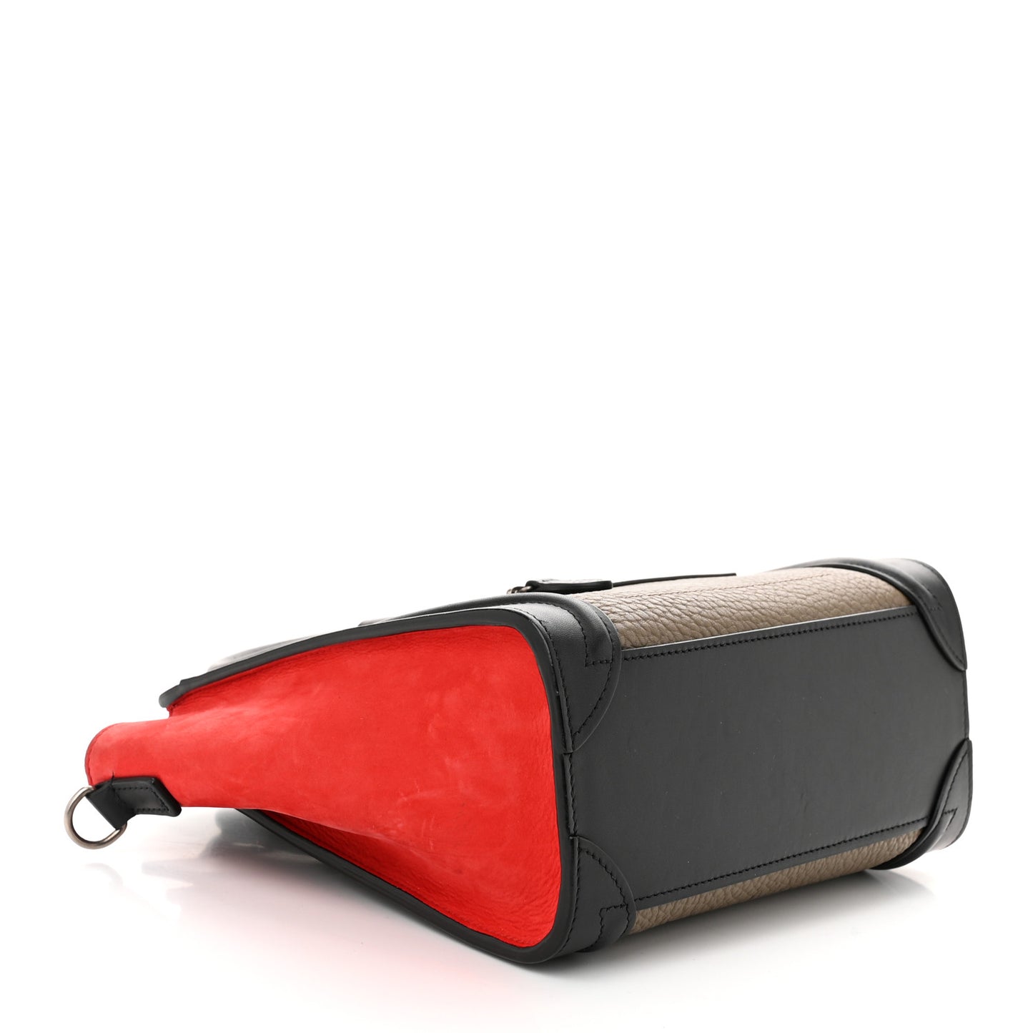 Bullhide Calfskin Nubuck Nano Tri-Color Luggage Souris