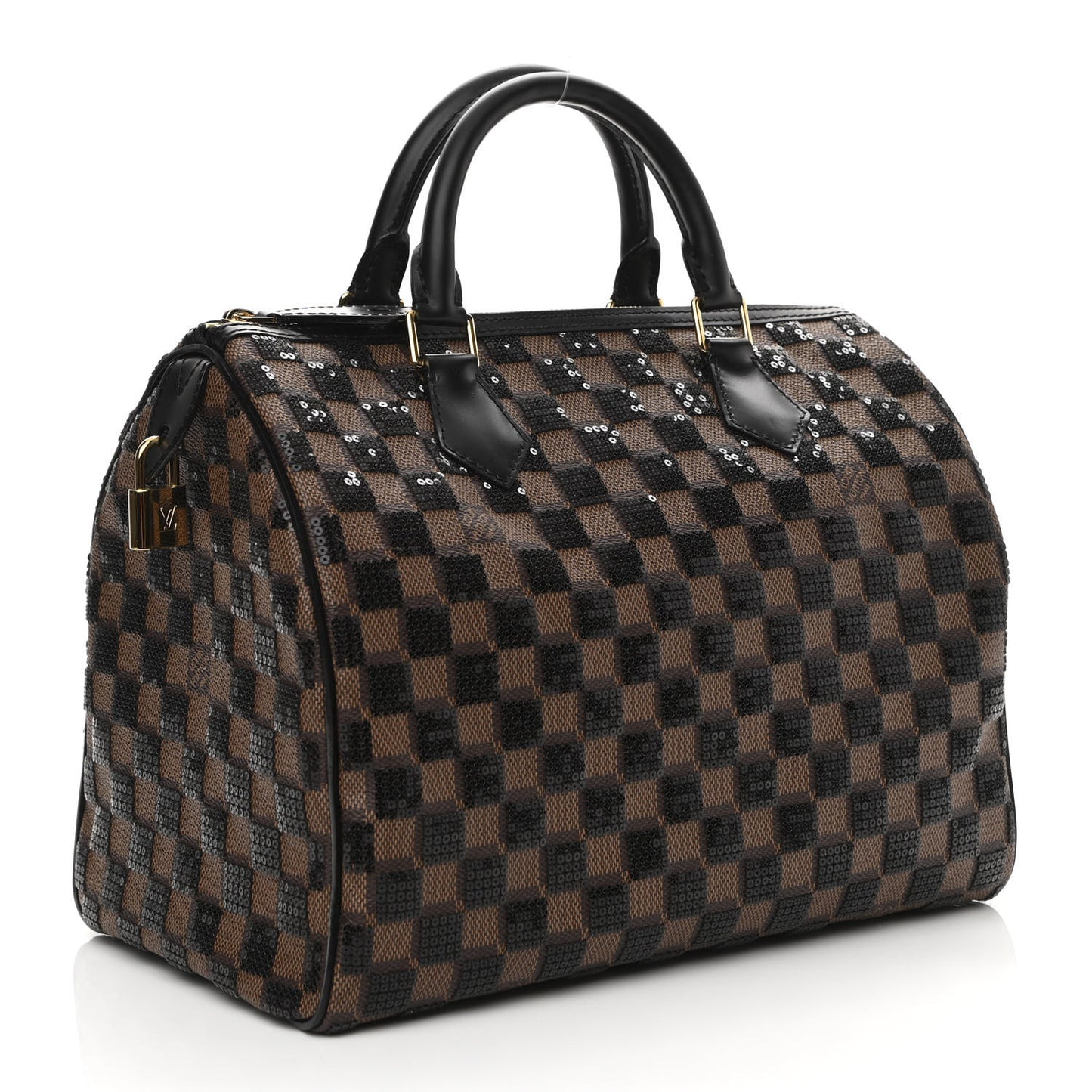 Damier Paillettes Speedy 30 Black
