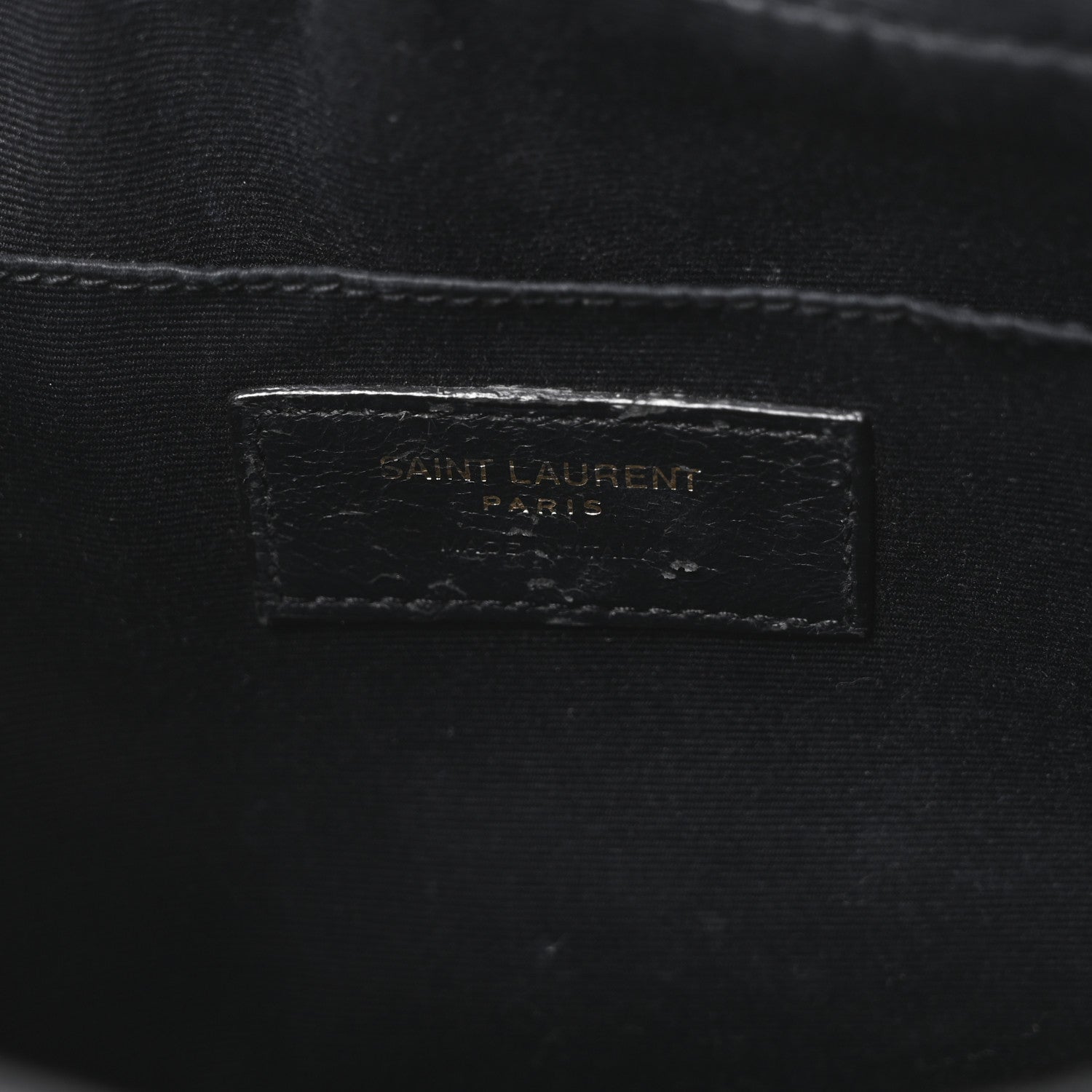 Saint Laurent Calfskin Matelasse Monogram Lou Camera Bag Black 6 of 10
