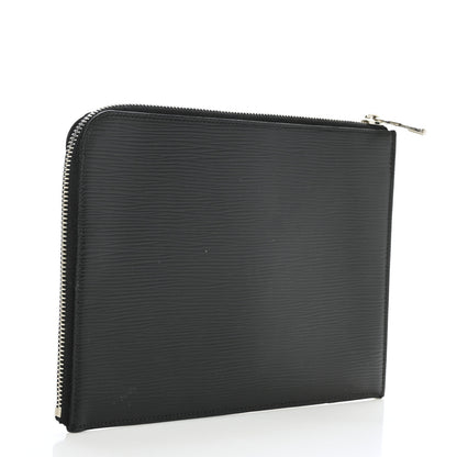 Louis Vuitton Epi Poche Documents Portfolio Case Black 2 of 6