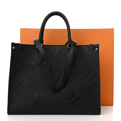 Louis Vuitton Empreinte Monogram Giant OnTheGo MM Black 10 of 10