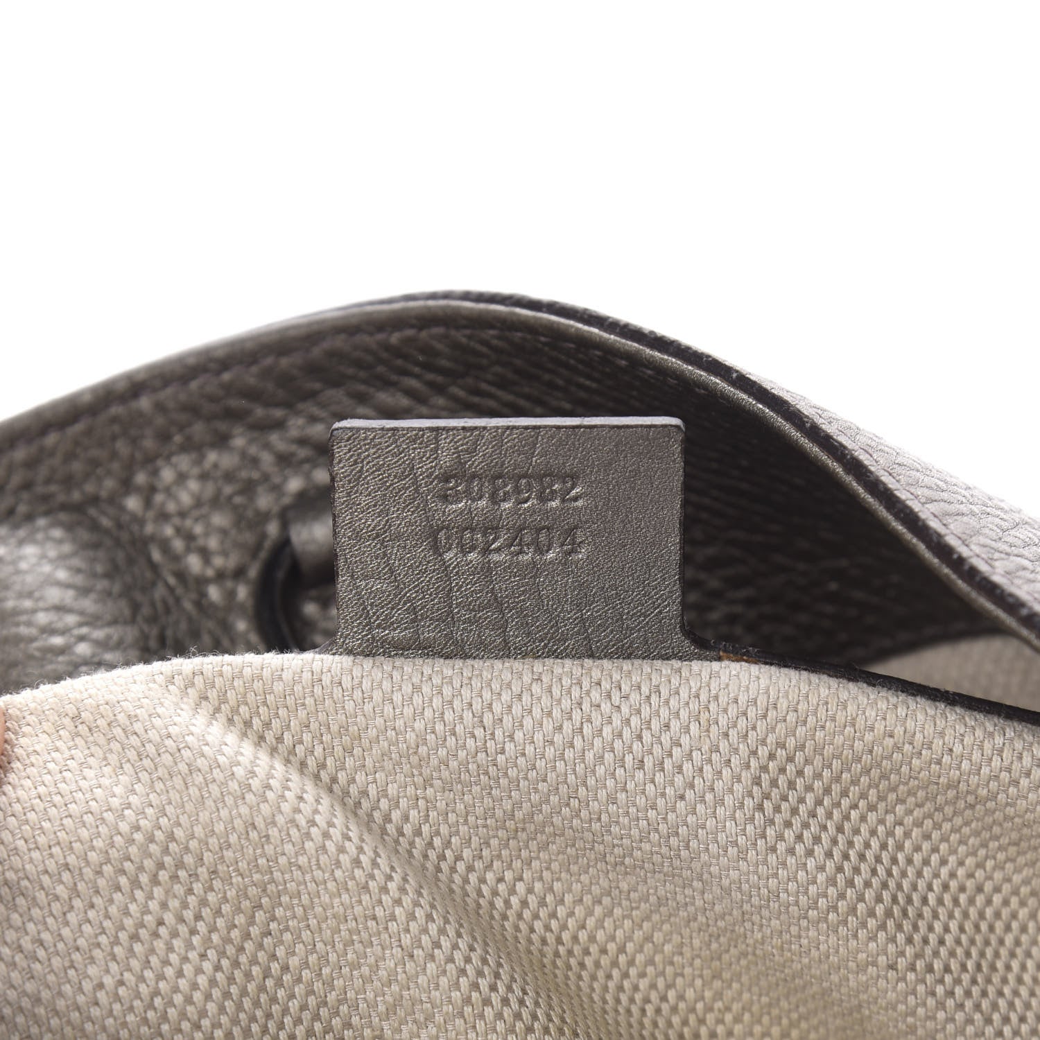 Gucci Metallic Pebbled Calfskin Medium Soho Chain Shoulder Bag Sasso 9 of 12