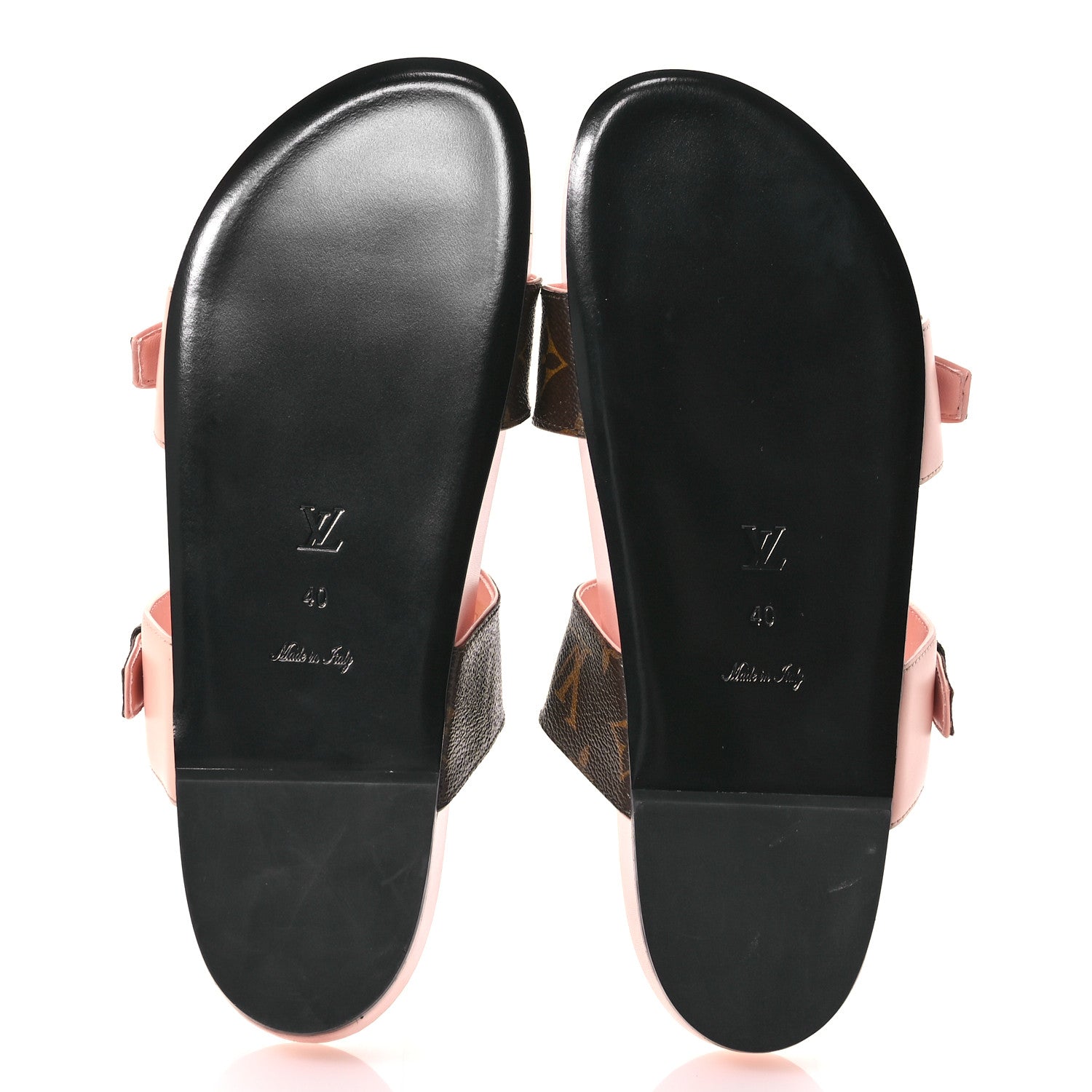 Louis Vuitton Monogram Bom Dia Mule Sandals 38.5 Rose Poudre 6 of 8
