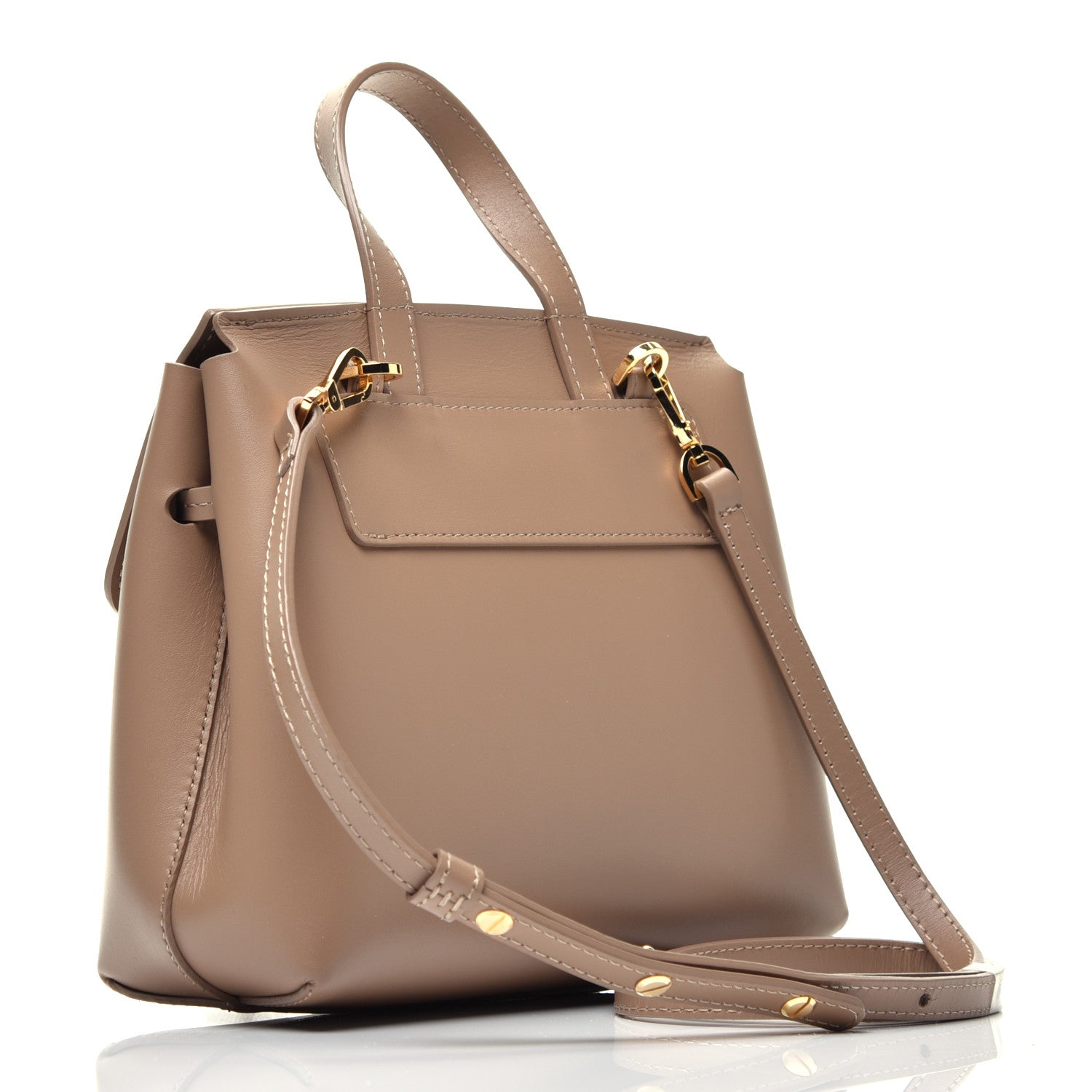 Mansur Gavriel Calfskin Mini Mini Lady Bag Biscotto 3 of 8