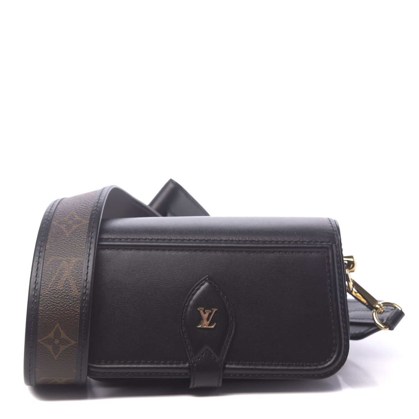 Calfskin Monogram Officier Pouch Black
