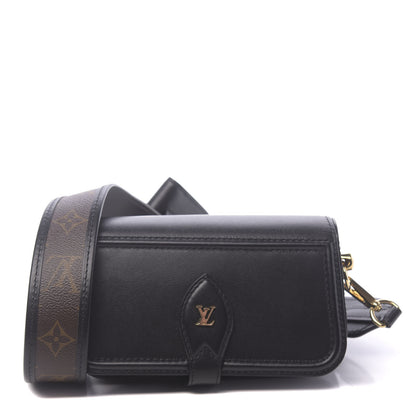 Louis Vuitton Calfskin Monogram Officier Pouch Black 1 of 9