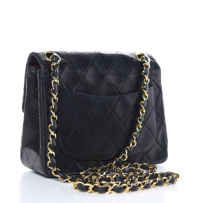 Chanel Lambskin Quilted Mini Square Flap Black 3 of 16
