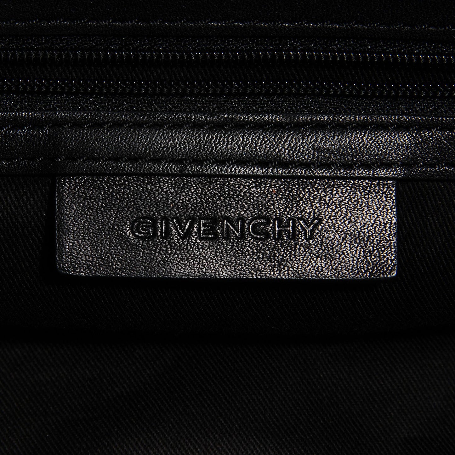 Calfskin Medium Zip Tote Black