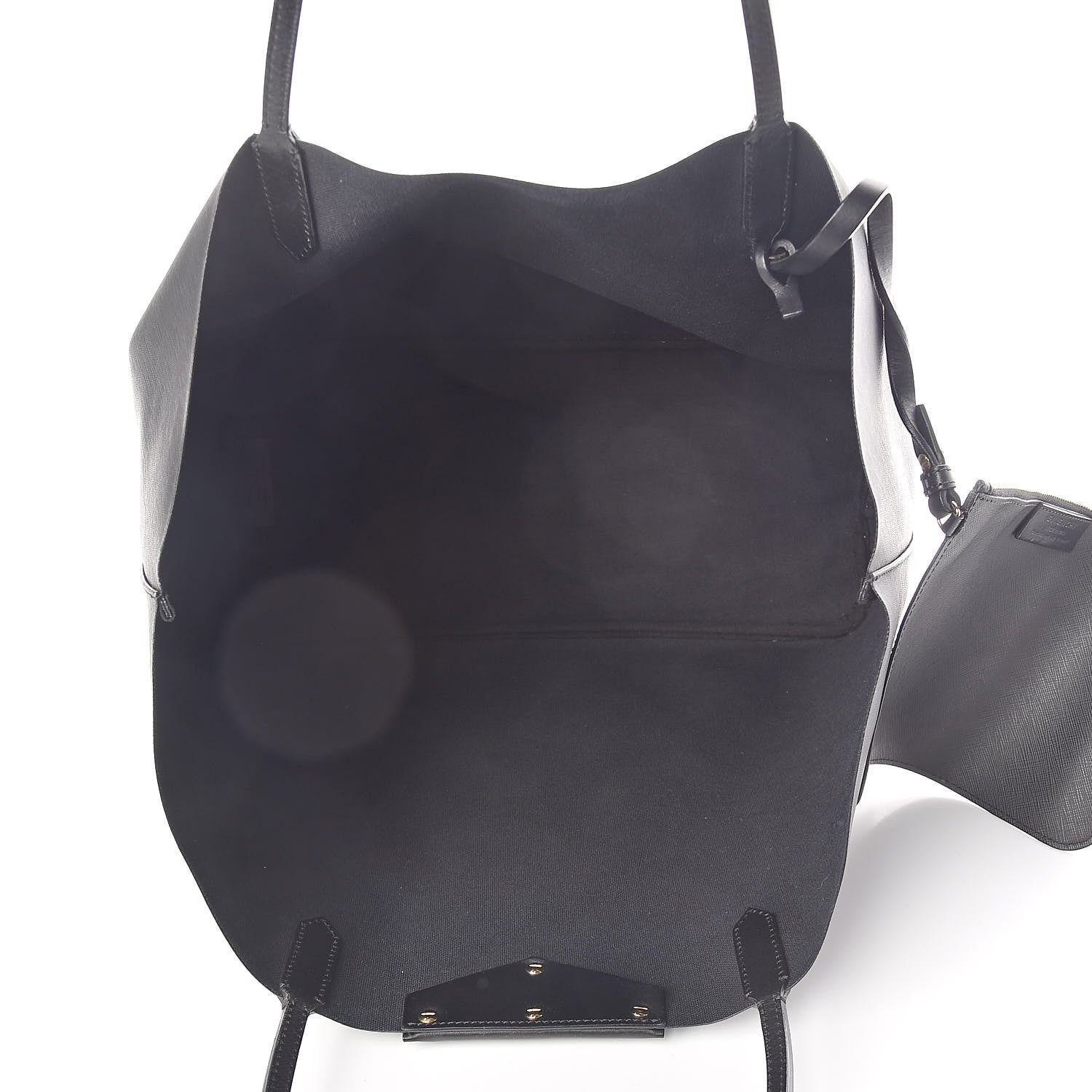 Givenchy Textured Coated Canvas Bambi Print Large Antigona Tote Black 5 of 9