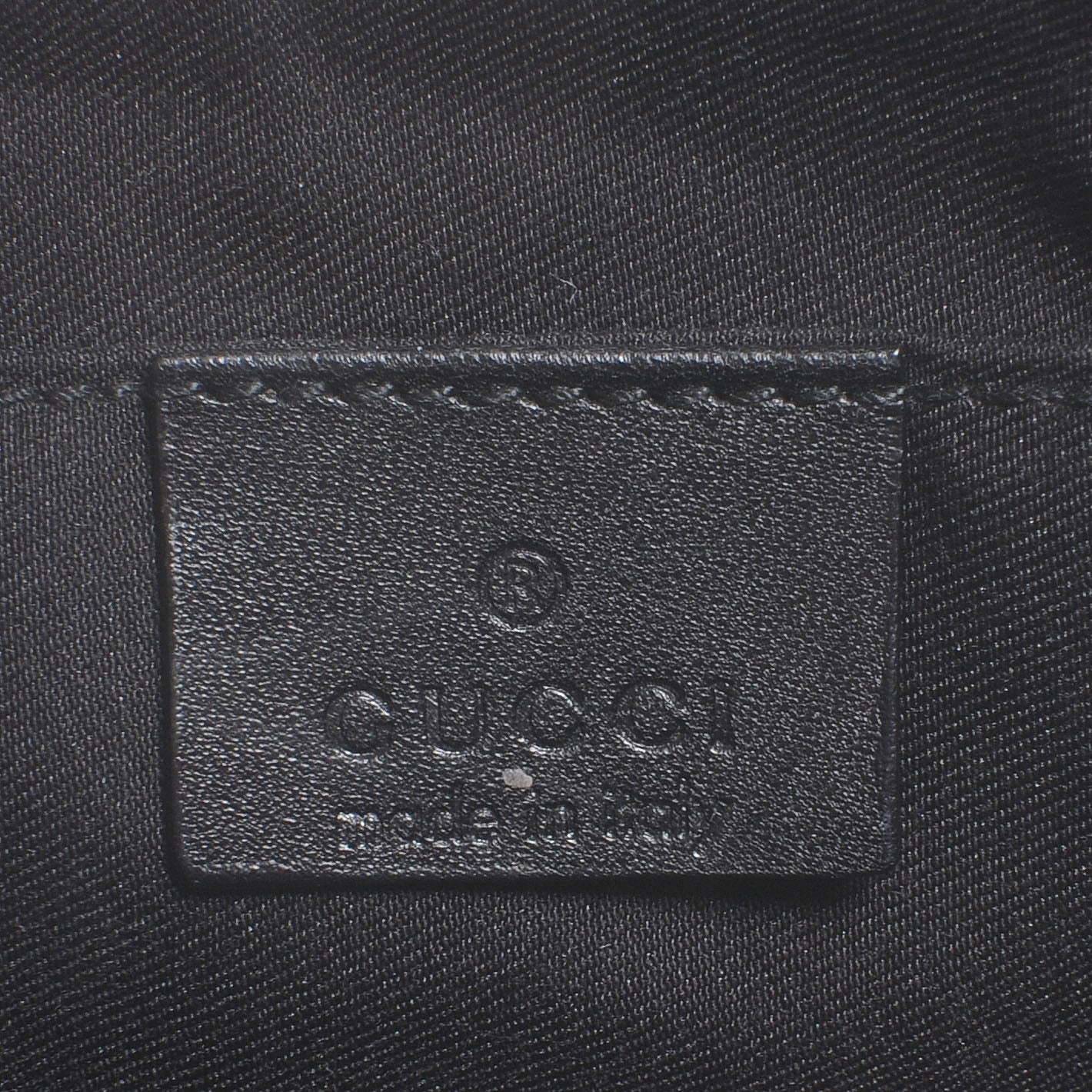 Monogram Web Clutch Black