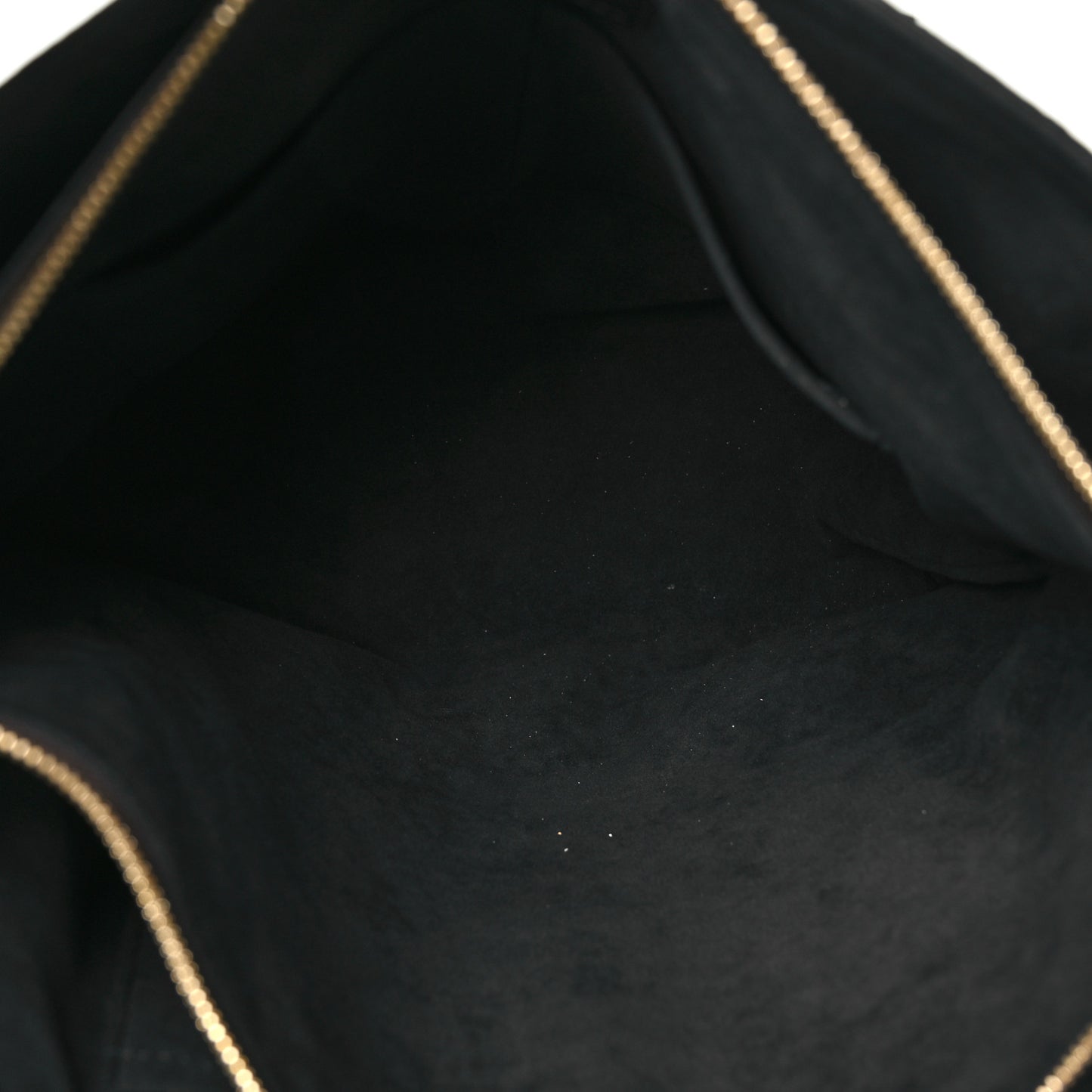 Monogram Flower Zipped Tote MM Black