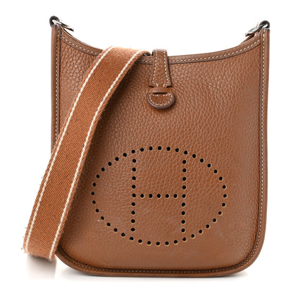 Hermes Taurillon Clemence Evelyne TPM Gold 1 of 11