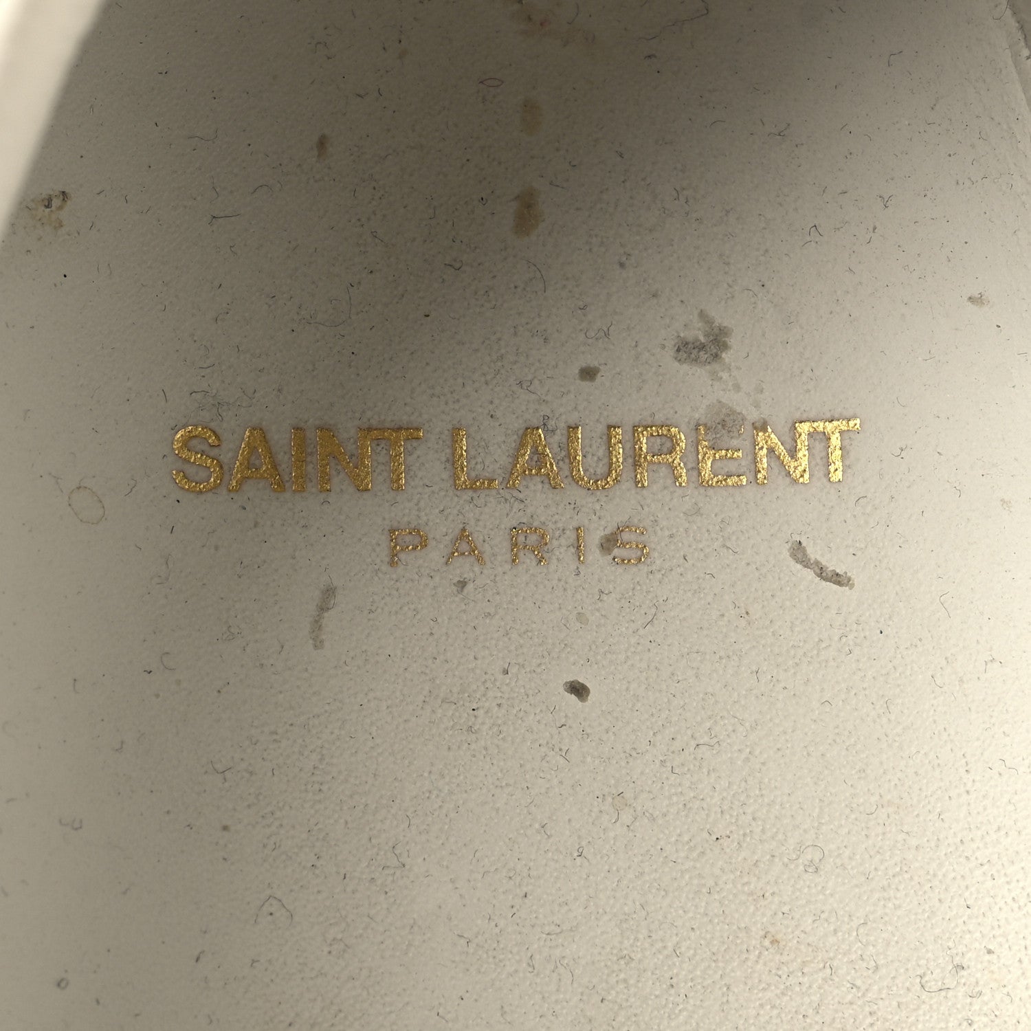 Saint Laurent Calfskin Perforated Suede SL10 Court Classic 41 White 9 of 10