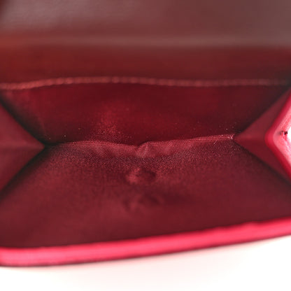 Christian Dior Bullcalf Diorissimo Envelope Wallet Rose Passion 6 of 11