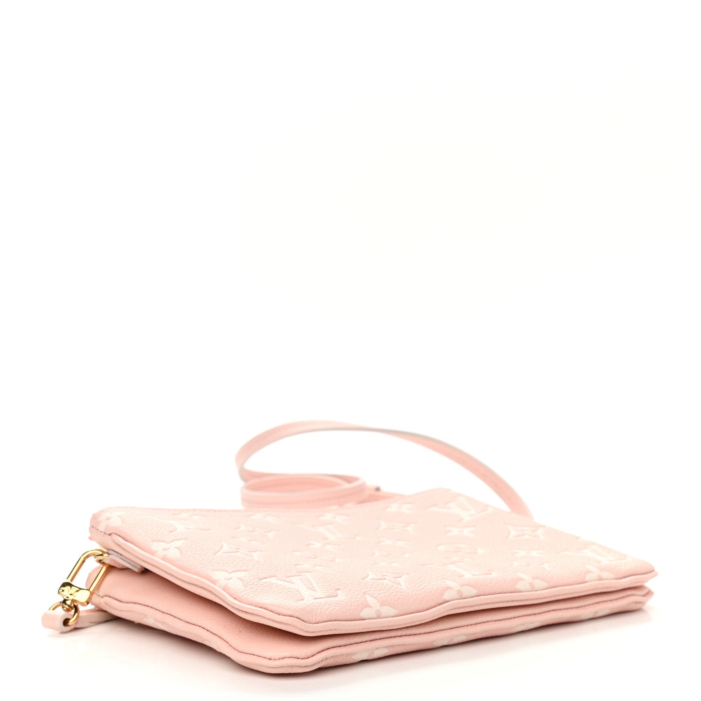 Empreinte Monogram Double Zip Pochette Rose