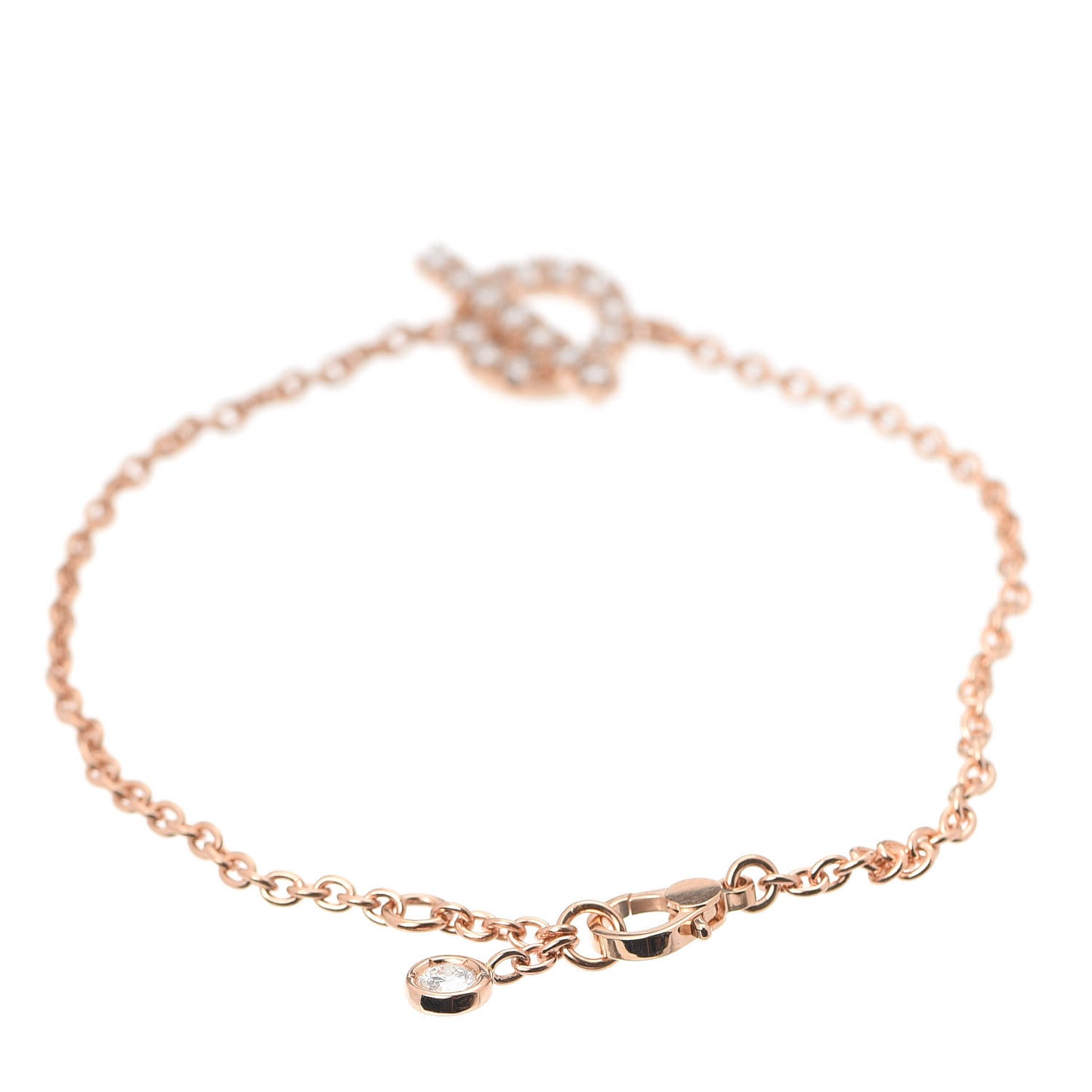 18K Rose Gold Diamond Finesse Bracelet ST