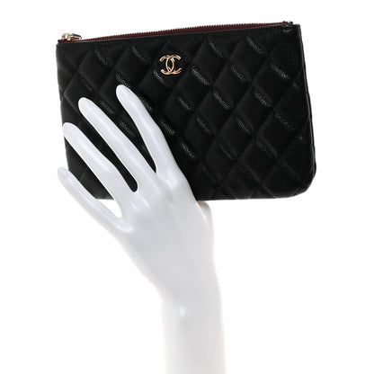 Chanel Caviar Quilted Small Pouch Black 2 of 7