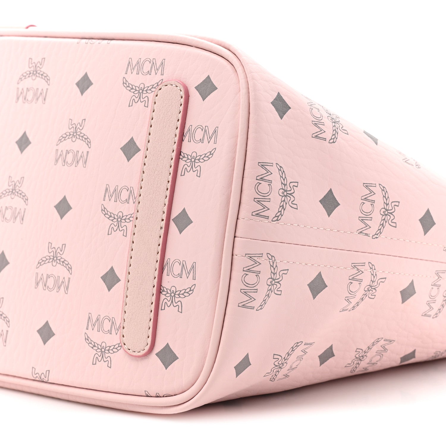 MCM Visetos Medium Liz Reversible Shopper Tote Powder Pink 11 of 14