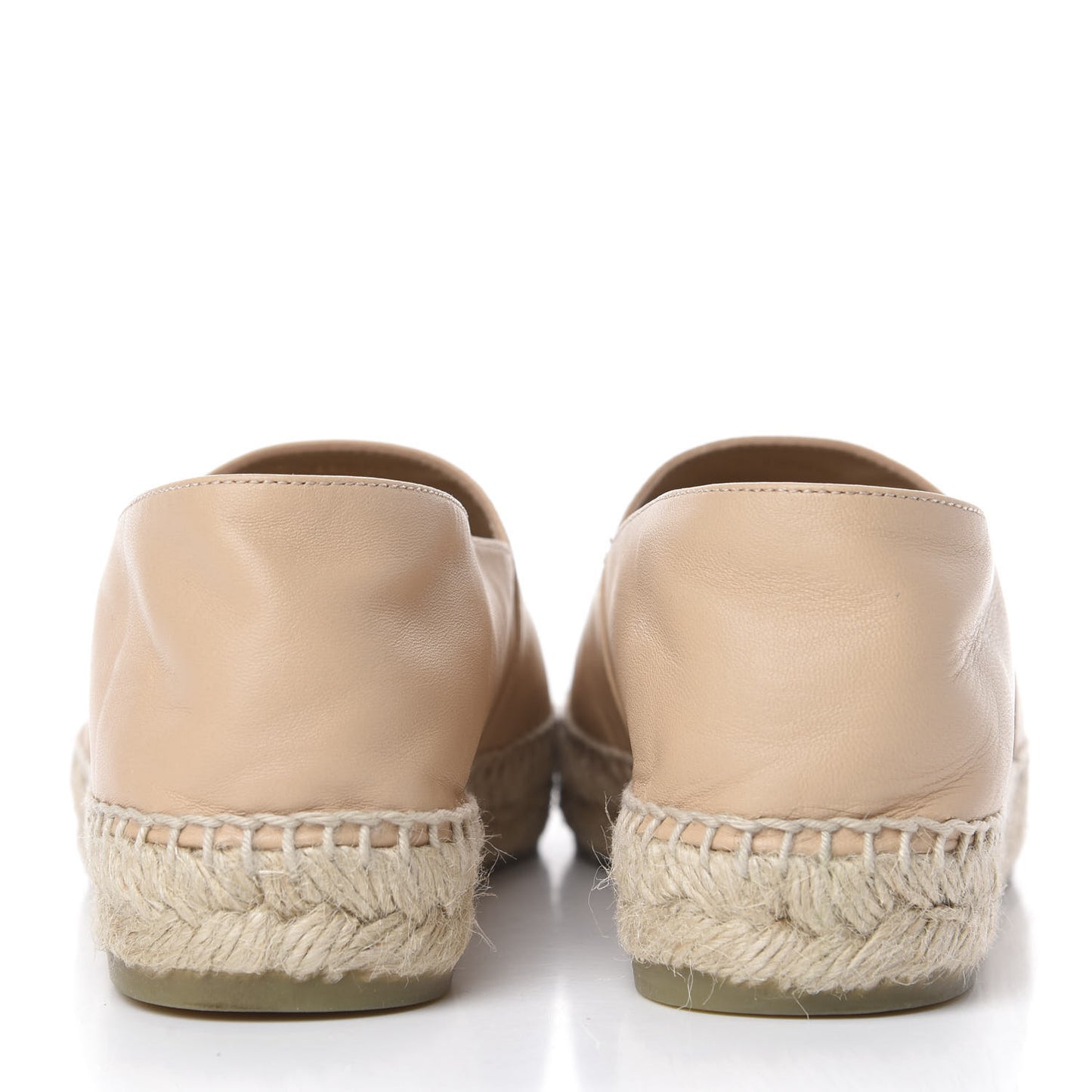 Lambskin CC Espadrilles 38 Beige Black