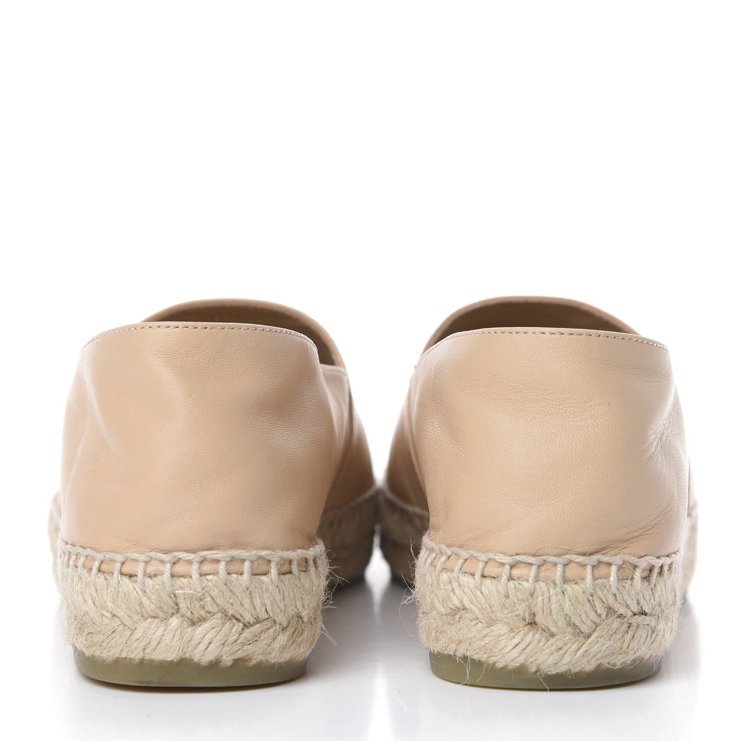 Chanel Lambskin CC Espadrilles 38 Beige Black 7 of 11