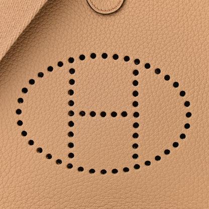 Hermes Taurillon Clemence Amazone Evelyne TPM Chai 8 of 11