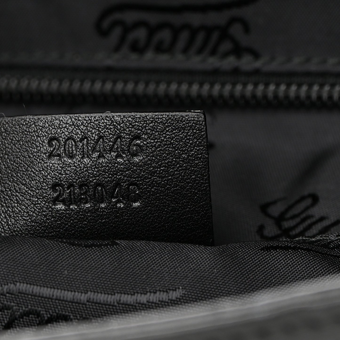 Guccissima Flat Messenger Bag Black