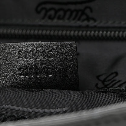 Gucci Guccissima Flat Messenger Bag Black 7 of 12