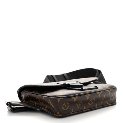 Louis Vuitton Monogram Macassar S Lock Messenger 4 of 9