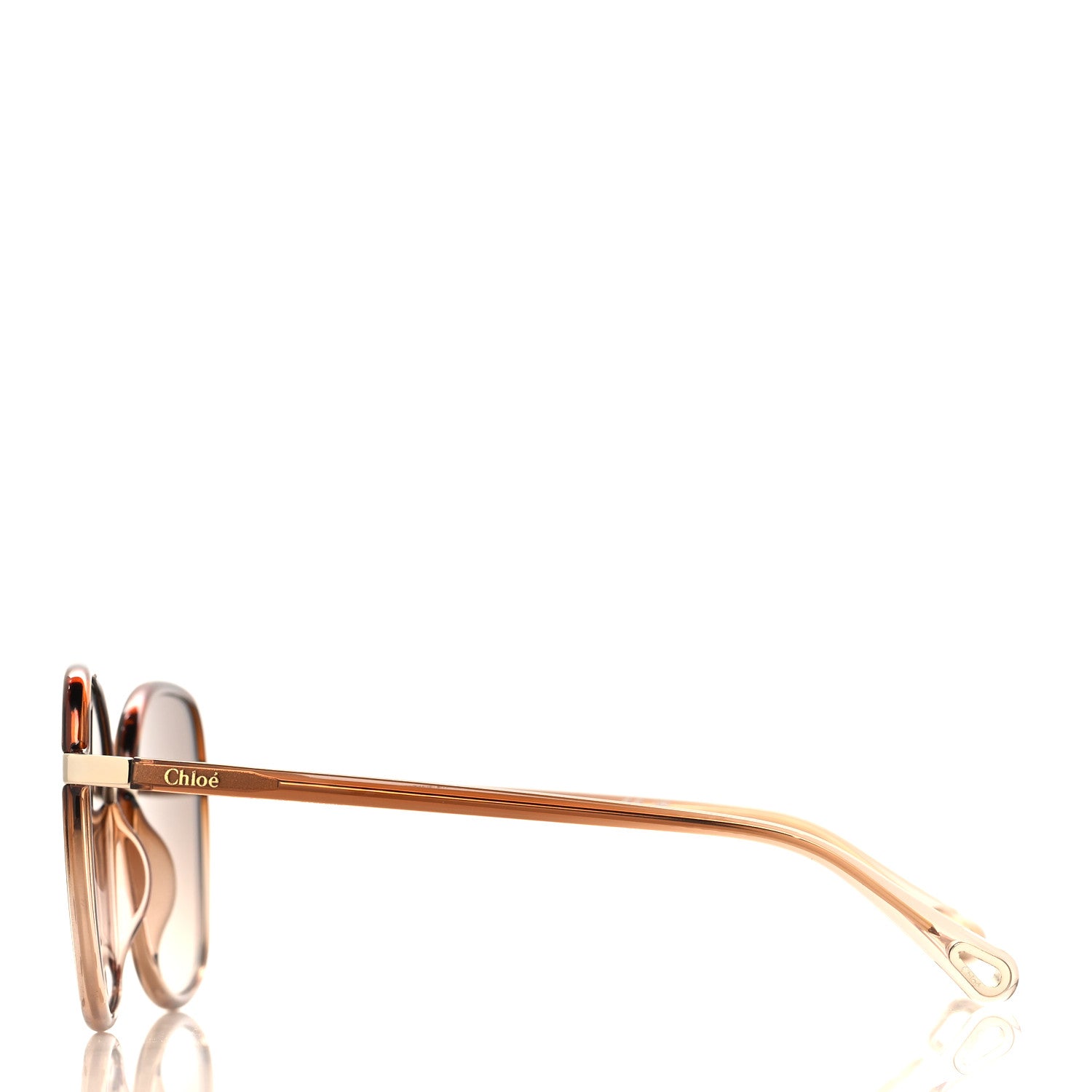 Chloe Oversized Sunglasses CH0013S Brown 3 of 7