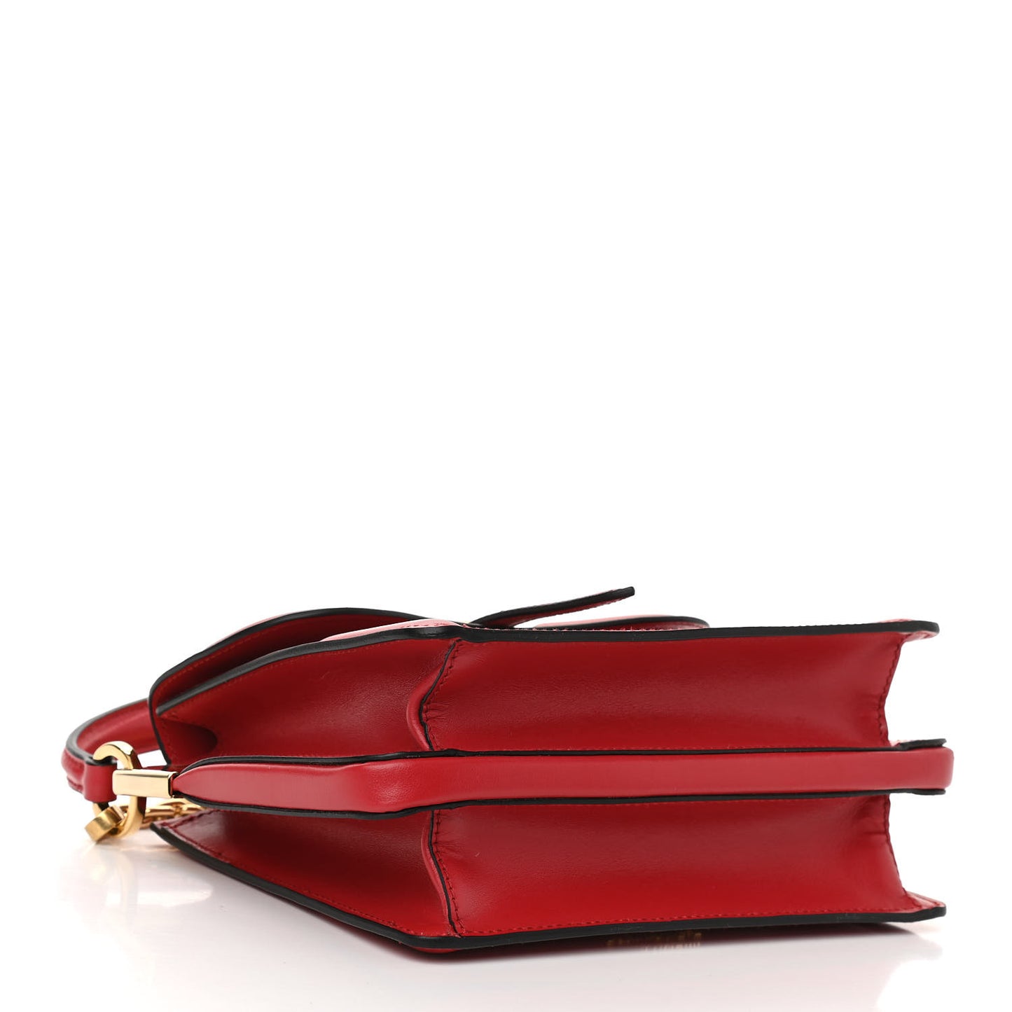 City Calfskin Belle Top Handle Bag Red
