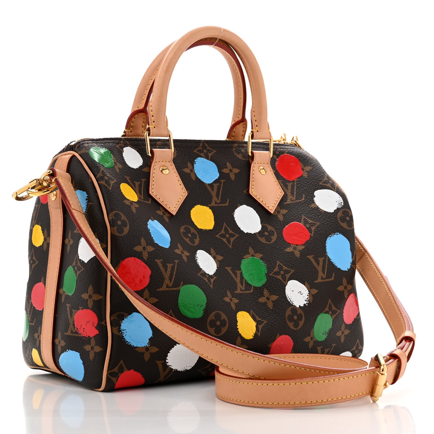 Louis Vuitton LV X YK Monogram Speedy Bandouliere 25 Multicolor 3 of 12