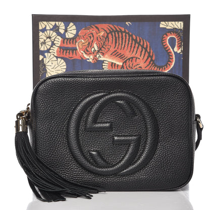 Gucci Pebbled Calfskin Small Soho Disco Bag Black 8 of 8