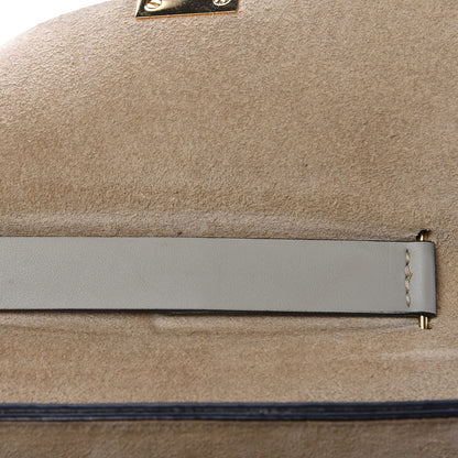 Chloe Grained Calfskin Lambskin Mini Bi-Color Drew Shoulder Bag Black Powder Beige 14 of 15