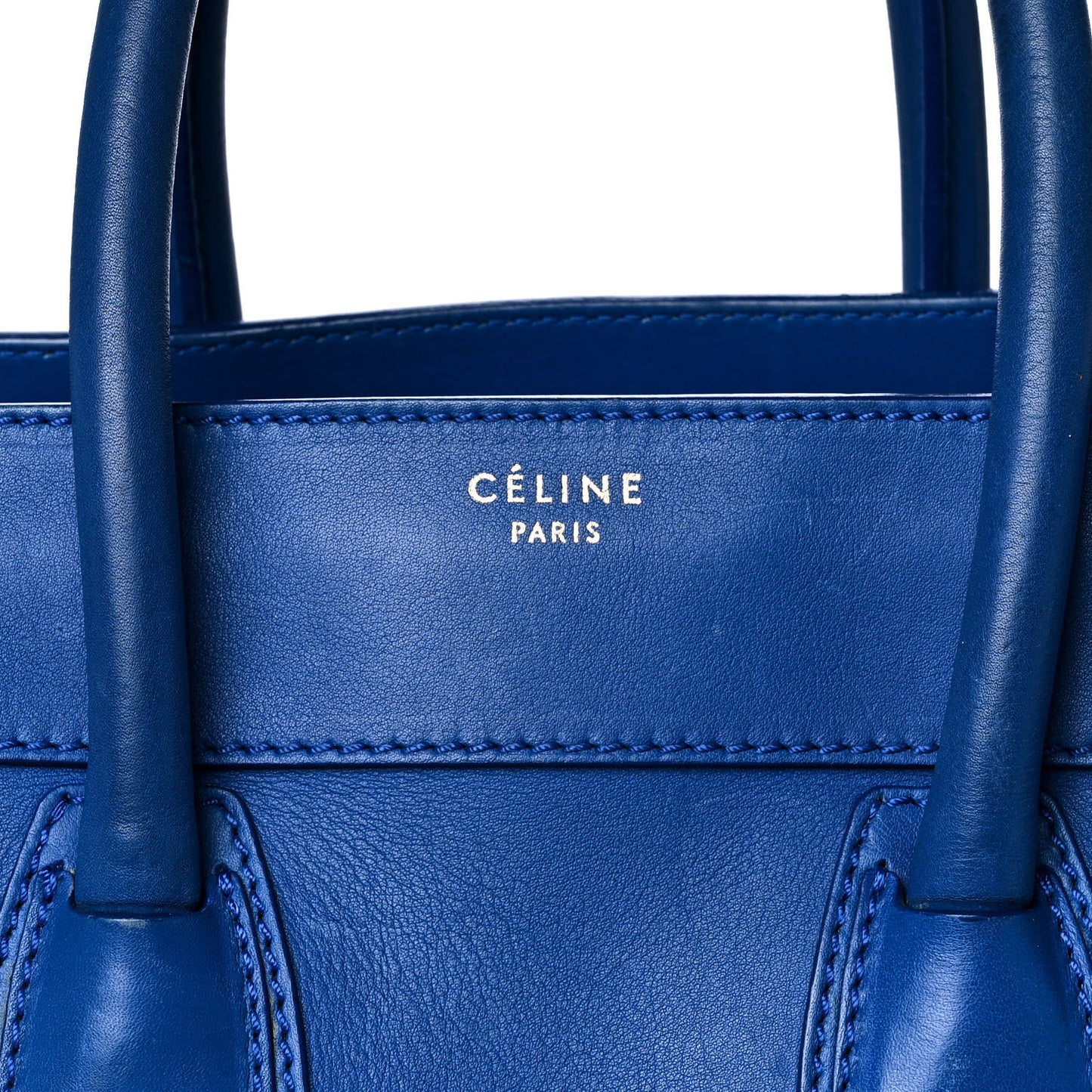 Smooth Calfskin Mini Luggage Royal Blue