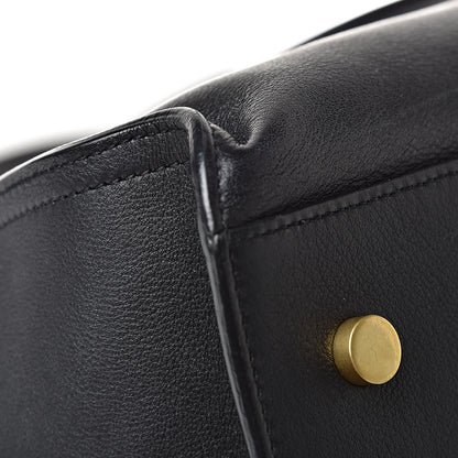 Saint Laurent Calfskin Small Monogram Cabas Black 23 of 24