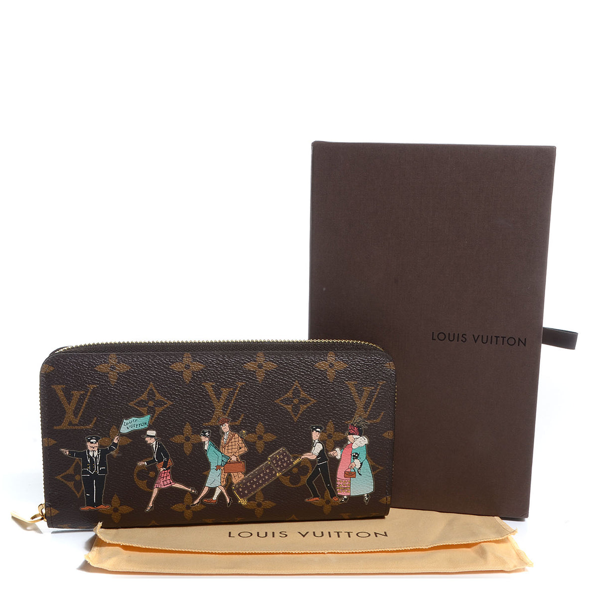 Louis Vuitton Monogram Illustre Zippy Wallet Rose 5 of 8