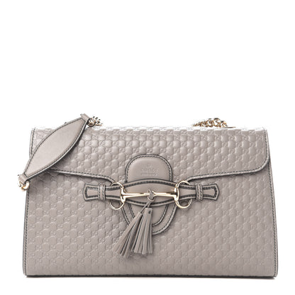 Gucci Soft Microguccissima Medium Emily Chain Shoulder Bag Loess 1 of 11