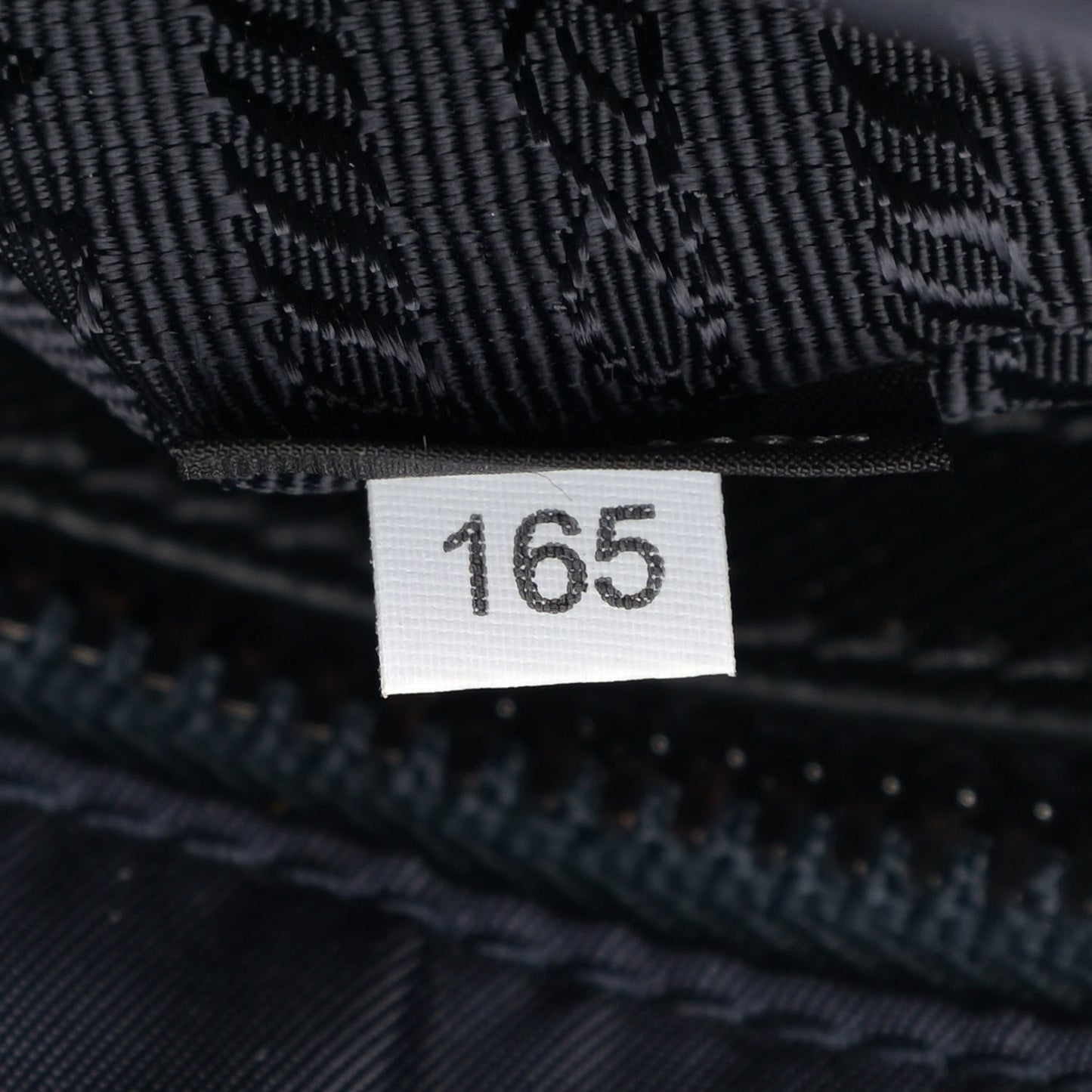 Nylon Tessuto Impuntu Quilted Shoulder Bag Blue Black