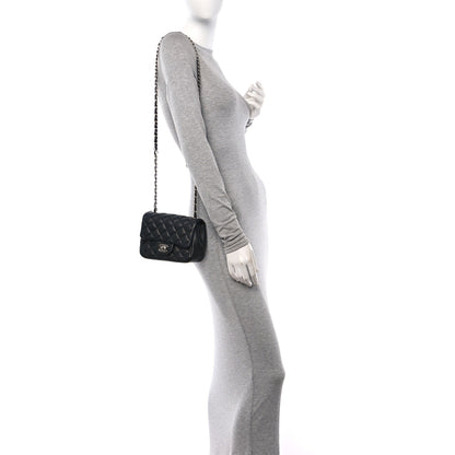 Chanel Caviar Quilted Mini Square Flap Black 3 of 10