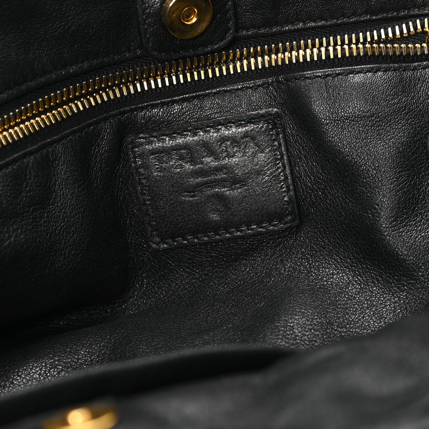 Nappa Stripes Hobo Black
