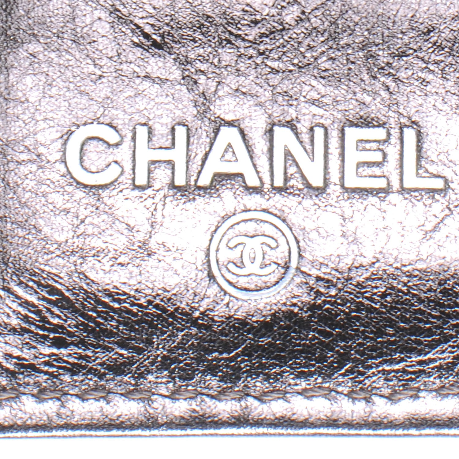 Chanel Lambskin Mademoiselle Reissue Wallet Metallic 6 of 7